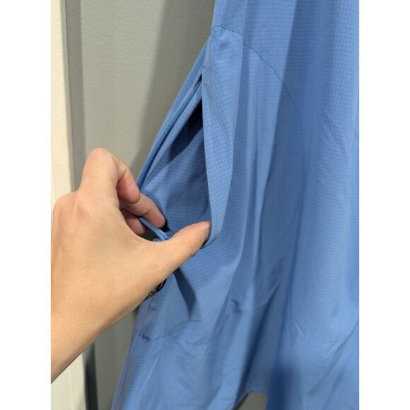 Title Nine Dress Blue Sleeveless Zip Athletic Pockets Lightweight Hiking Tank XS - Picture 7 of 16